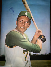 RICK MONDAY  OAKLAND A'S  SIGNED 1968 SPORTS ILLUSTRATED POSTER