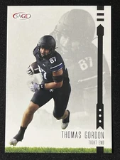 2025 Sage Black THOMAS GORDON #44 Rookie Northwestern Wildcats