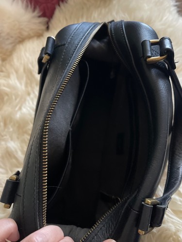 madewell glasgow black satchel crossbody bag - Picture 12 of 12