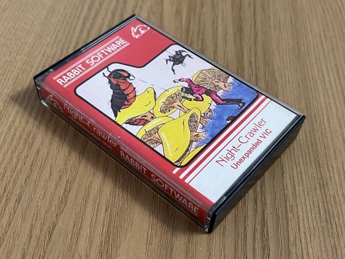 VIC-20 Rabbit Software Night Crawler Cassette - Working -👽👾Retro Gift Idea👾👽 - Afbeelding 11 van 12