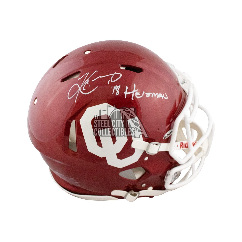 Kyler Murray Autographed Signed Oklahoma 18 Heisman Proline F/S Football Helmet BAS 