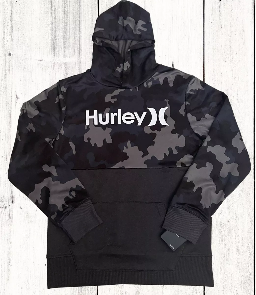 Boys Hurley H2O Dri FIT SZ L Color Blocked Camouflage