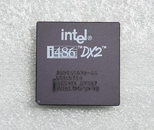 Intel 486 DX2 66 MHz CPU A80486DX2-66 Rare Vi...