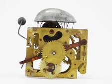 vintage movement alarm clock mechanism brass plate steampunk supply watch gears