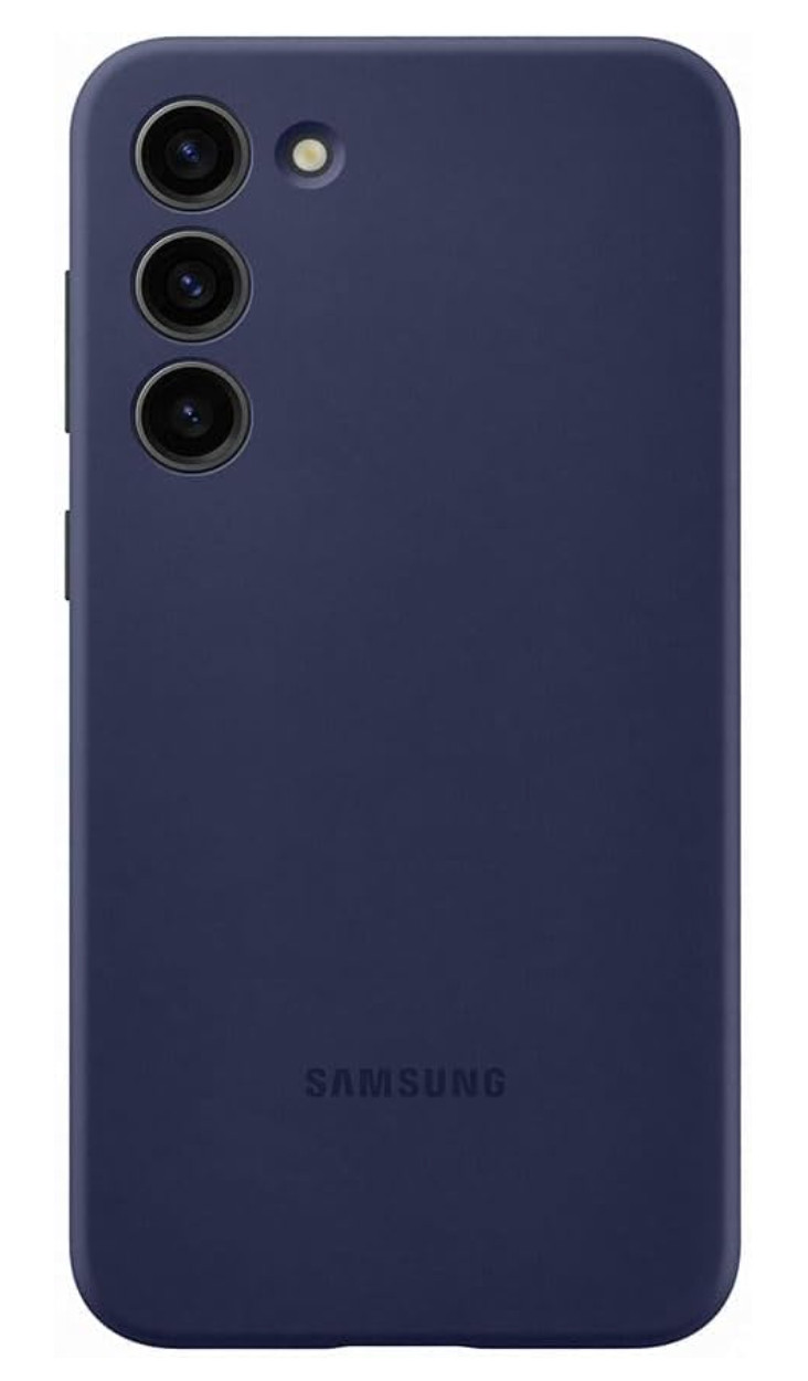 B&Q - Silicone Navy Back Cover Case For Galaxy S23+ - Image 2