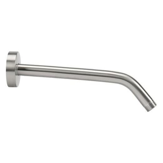  Shower Arm with Flange, Made of 304 Stainless Steel 12 Inch Brushed Nickel