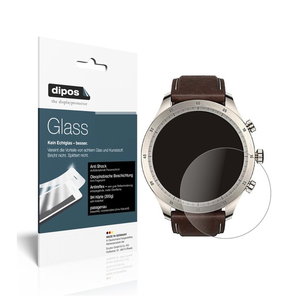 2X Schutzfolie FüR Zepp Z Smartwatch Matt - Anti-Shock 9H Folie Dipos Glass-image