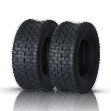 Set of 2 16x6.50-8 Lawn Mower Garden Turf Tires 2PR 16x6.5-8 Tubeless 396Lbs