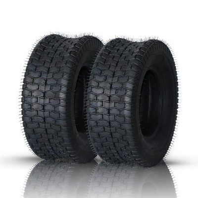 Set of 2 16x6.50-8 Lawn Mower Garden Turf Tires 2PR 16x6.5-8 Tubeless 396Lbs