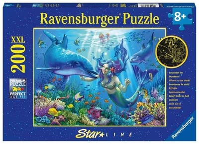 Puzzle Ravensburger Leuchtendes Unterwasserparadies 200 Teile XXL Color Starl...