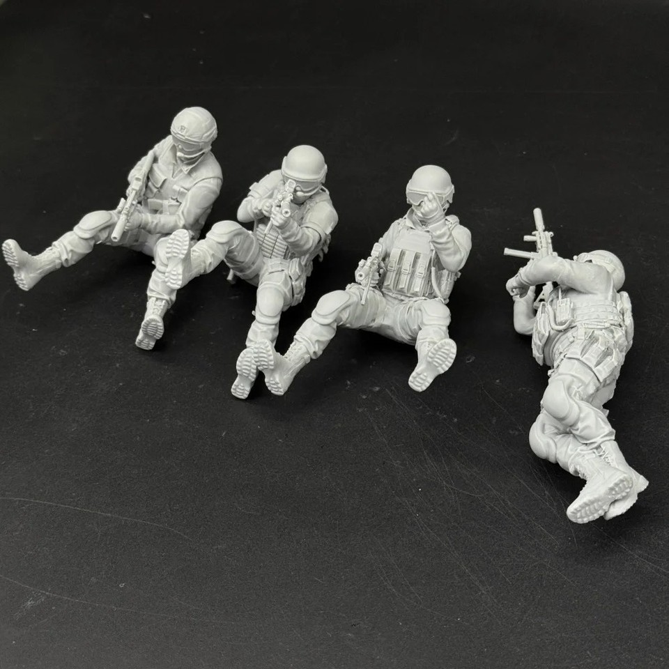 Force Model Ropes 1/35 Special Forces Soldier in rope RESIN FIGURE MODEL KIT Unassembled ...