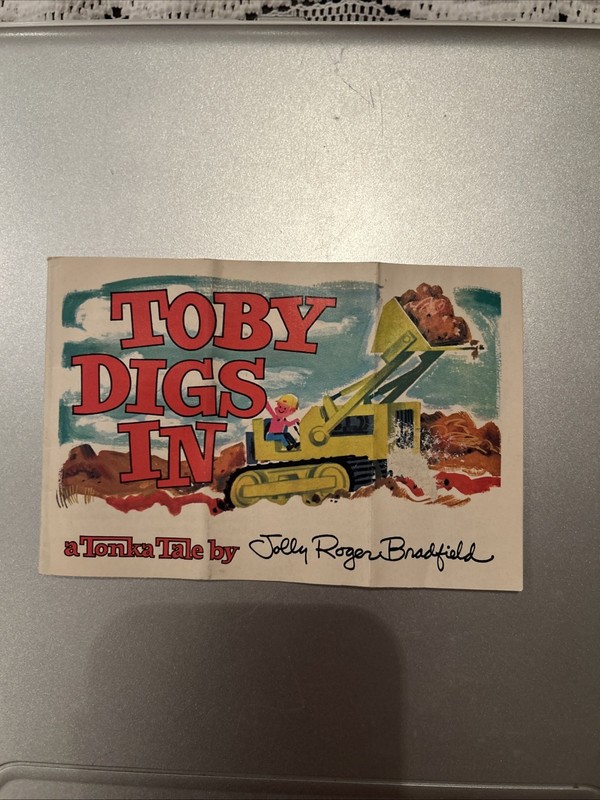 VINTAGE TONKA TALE BY JOLLY ROGER BRADFIELD AND ORDER BOOK 1970'S