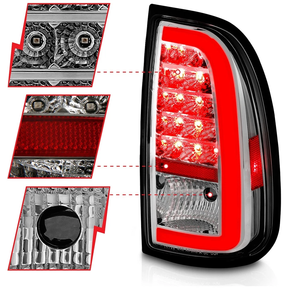 Conjunto de 2 pares de lanternas traseiras Anzo 311413 lanternas traseiras - Imagem 3 de 4