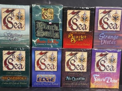 7th Sea CCG Starter Deck - Pick Your Deck - Huge Variety - Sealed