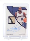 GILBERT ARENAS 2023-24 IMMACULATE GAME USED PATCH AUTO BLUE 1/8 WIZARDS Q6529
