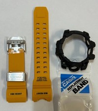 CASIO STRAP AND BEZEL GWG-1000-1A9 ORIGINAL STRAP AND BEZEL GWG-1000 YELLOW BAND