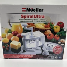 Mueller Austria Spiral Ultra Spiralizer Mandoline Juicer Kitchen Tool NEW In Box