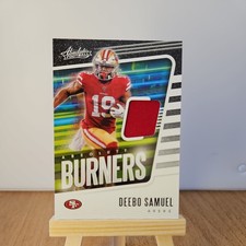 2020 Absolute Football Deebo Samuel Absolute Burners Patch SF 49ers