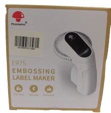 Phomemo E975 Embossing Label Maker Handheld Label Maker With 6 Label Tapes