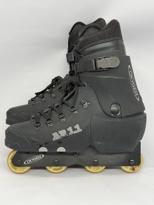 Oxygen AR 1.1 Aggressive Inline Skates Black Sz 31.0 1990s Rare Blades US 12.5