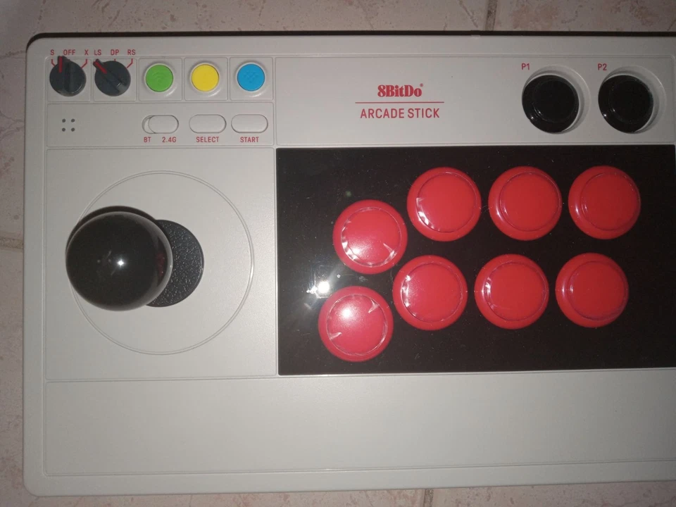 8Bitdo Arcade Stick for Nintendo Switch & PC Bluetooth 2.4g New Open Box - Image 2 of 4