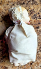 Antique Bisque Baby Doll Replica (Japan Shackman) w/ Cradle and Original Clothes — photo 6