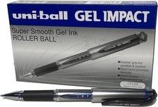 Uni-ball UM153S Impact l Rollerball 1.0mm Tip 0.6mm Line Blue Ref UM153BLU  