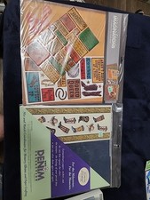 Lot Of 2 scrapbooks Mix and match coordinates for memory albums and paper craft