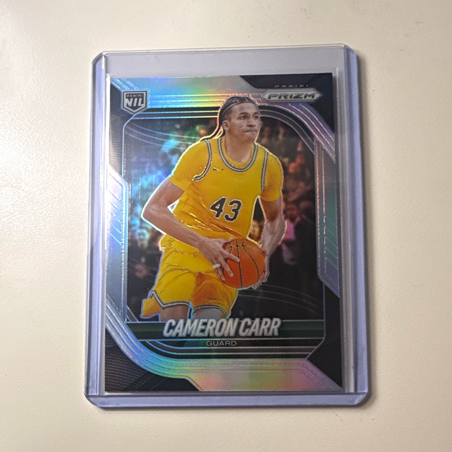 Panini 2025-26 Prizm Basketball #191 Cameron Carr Baylor Bears NCAA