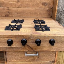 Mud Kitchen Grill Burner and Knobs, Kids Pretend Play, Montessori Outdoor Play A