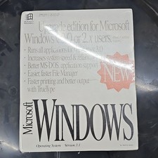 Microsoft Windows 3.1 Upgrade Edition 29220 Retail Box Floppy 3.5" English