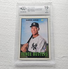 2017 Topps Throwback Thursday Aaron Judge RC #86 Fence Busters/BCCG 10