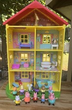 Peppa Pig Family Friends Lights N Sounds House Figures Lot