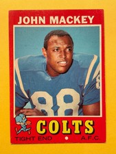 John Mackey 1971 Topps Football Card #175 - Baltimore Colts HOF