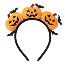 Halloween Headband, Pumpkin Bat Devil Headbands Headwear Hair Accessories