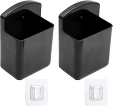 2 Pack Self Adhesive TV Air Conditioner Remote Control Holder Wall Mount Storage