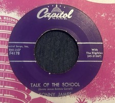 Sonny James Talk of the School / The Table Capitol 7" Vinyl Single 45 RPM