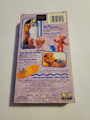 Bear in the Big Blue House - Visiting the Doctor with Bear (VHS, 2000) - Picture 3 of 6