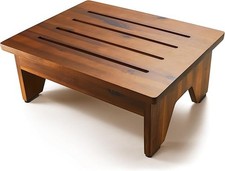 Wooden Step Stool - 500 Lbs One Step Stools for High Bed Riser