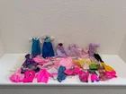 32pc Vintage Handmade Barbie Doll Clothes Lot Gold Flapper Dress Outfits 11''