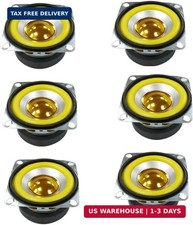 6PCS 4Ohm 5W Full Range Audio Speaker Bass Stereo Woofer Loudspeaker Compatible