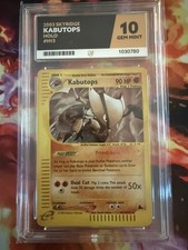 Pokemon TCG Kabutops Holo H13 - Skyridge 2003 - ACE 10 on eBay