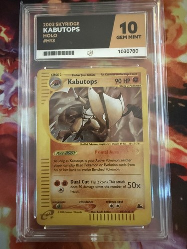 Kabutops graded ACE 10 for sale on eBay