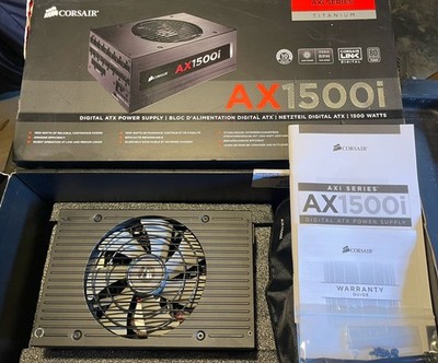 Corsair AX1500i 1500W ATX Fully Modular Power Supply 80 Plus Titanium Certified