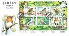 2009 Jersey Birdlife (3rd series) Songbirds Miniature Sheet First Day Cover