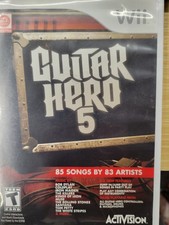 Guitar Hero 5 Game (Nintendo Wii, 2009)