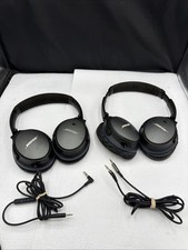 Lot of 2 Bose QuietComfort QC25 Wired Noise Canceling Headphones NEED NEW PADS