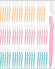 60Pc Razors Multipurpose Exfoliating Dermaplaning Tool Face Multicolor NEW