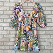 Pink Lily Multicolor Boho Dress size XS