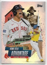 2025 Topps Rafael Devers #HA-18 Home Field Advantage Case Hit Insert SP Red Sox